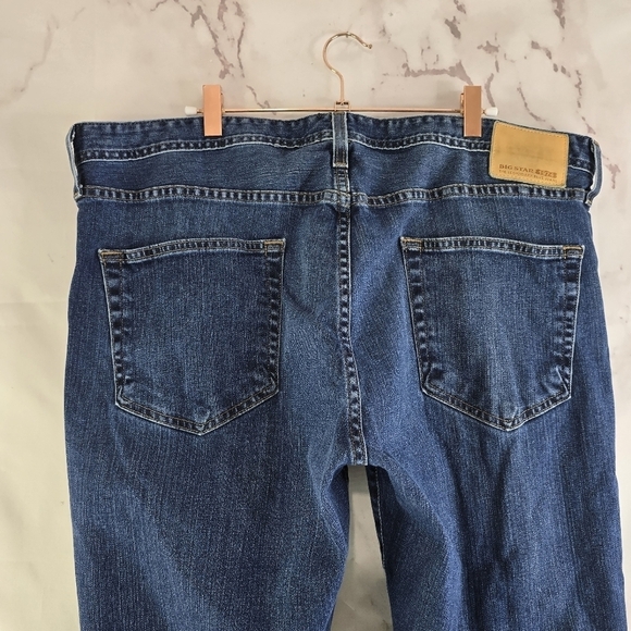 Bigstar Jeans Mens 40 X 31 B Type III Easy Denim Dark Wash Straight Leg - Picture 7 of 12